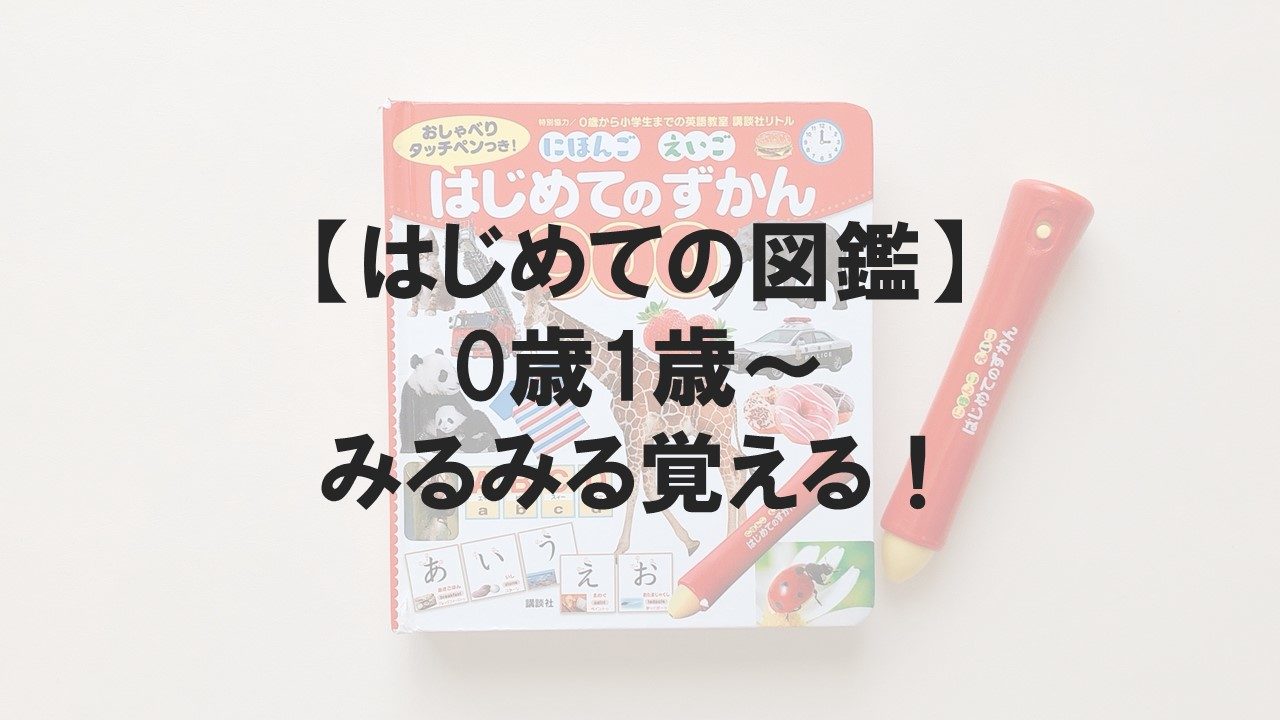 はじめての図鑑 0歳1歳の赤ちゃんがみるみる覚える 自ら読みたがるおすすめはコレ スマート育児